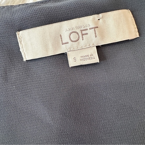 LOFT Black & Gray Geometric Print Tank Top – Size S - Picture 12 of 13